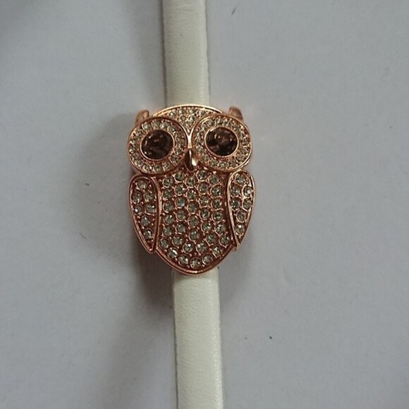Betsey Johnson Owl leather band Bracelet - Picture 9 of 9
